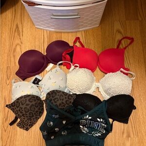 PINK Victoria's Secret and other brands 32A Bras